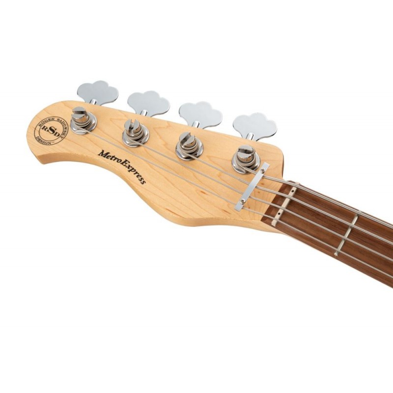 Sadowsky MetroExpress 21-Fret Vintage J/J Bass, Morado Fingerboard, Lefthand, 4-String - Solid Olympic White High Polish - 7