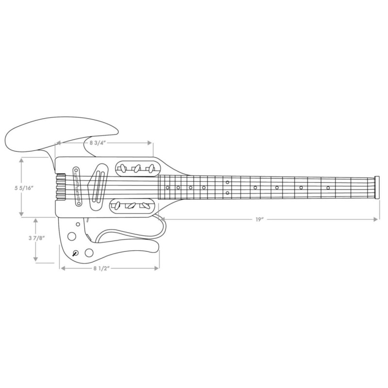 Traveler Guitar - Pro-Series Mod X - Matte Black - 9