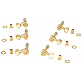 Traveler Guitar - Guitar Locking Tuner Set, 3+3 - Gold - 1