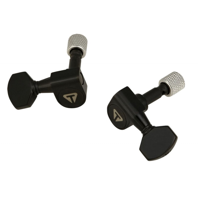 Traveler Guitar - Guitar Locking Tuner Set, 3+3 - Black - 2