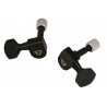 Traveler Guitar - Guitar Locking Tuner Set, 3+3 - Black - 2