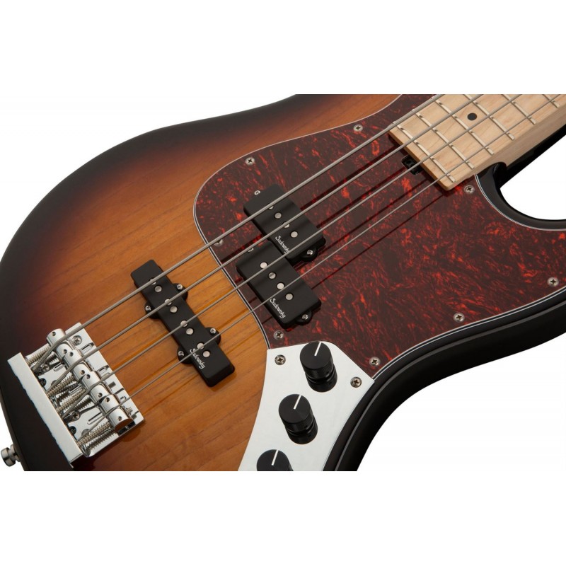 Sadowsky MetroLine 21-Fret Vintage P/J Bass, Swamp Ash Body, 4-String - '59 Burst Transparent High Polish - 5