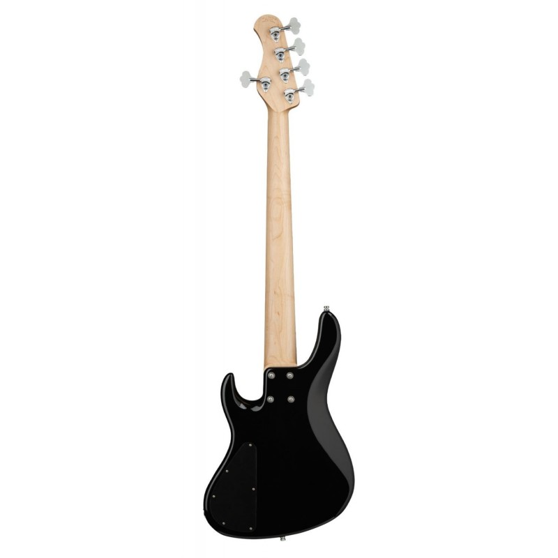 Sadowsky MetroLine 24-Fret Vintage J/J Bass, Swamp Ash Body, 5-String - Solid Black High Polish - Showroom Model - 2