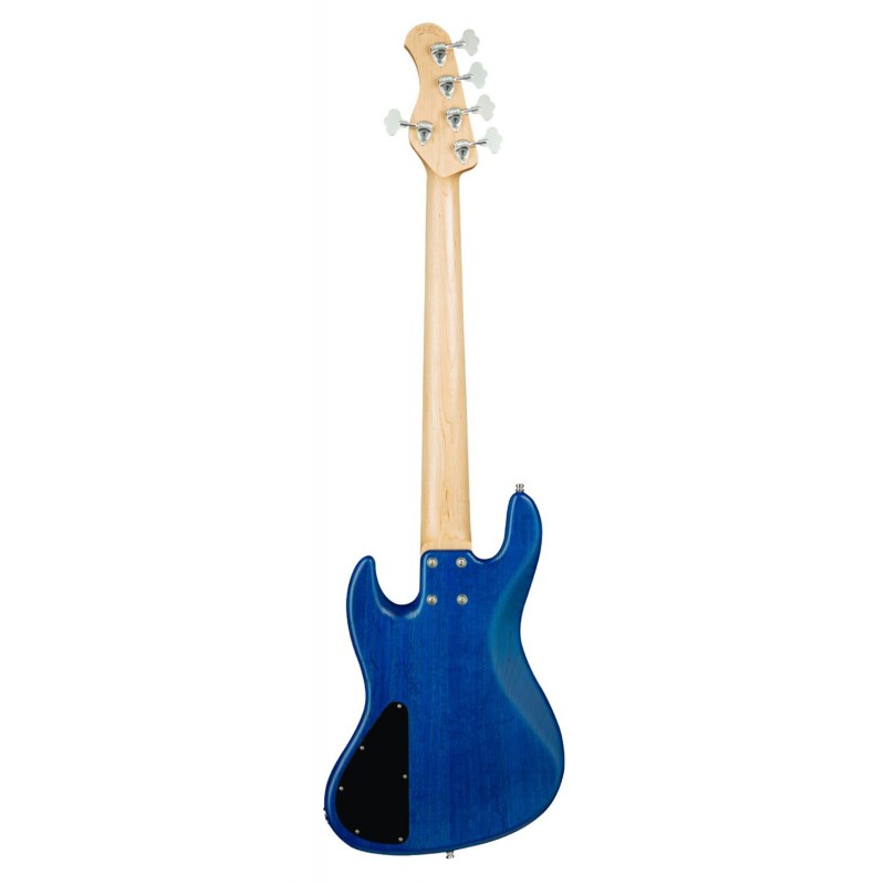 Sadowsky MetroLine 21-Fret Vintage J/J Bass, Swamp Ash Body, 5-String - Blue Transparent Satin - 2