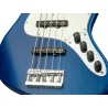 Sadowsky MetroLine 21-Fret Vintage J/J Bass, Swamp Ash Body, 5-String - Blue Transparent Satin - 5