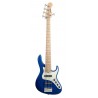 Sadowsky MetroLine 24-Fret Vintage J/J Bass, Swamp Ash Body, 5-String - Blue Transparent Satin - 1