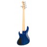 Sadowsky MetroLine 24-Fret Vintage J/J Bass, Swamp Ash Body, 5-String - Blue Transparent Satin - 2