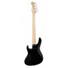 Sadowsky MetroLine 24-Fret Vintage J/J Bass, Swamp Ash Body, 4-String - Solid Black High Polish - 2
