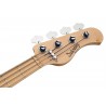 Sadowsky MetroLine 24-Fret Vintage J/J Bass, Swamp Ash Body, 4-String - Solid Black High Polish - 7