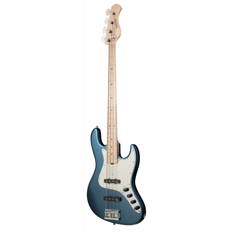 Sadowsky MetroLine 21-Fret Vintage J/J Bass, Swamp Ash Body, 4-String - Solid Dark Lake Placid Blue Metallic High Polish - 3