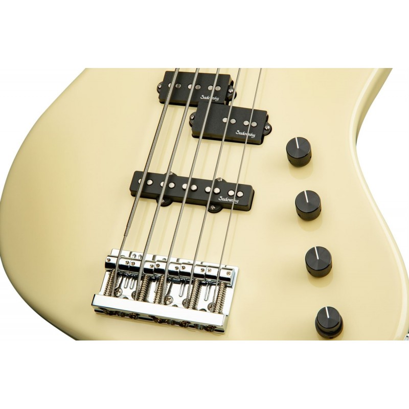 Sadowsky MetroLine 21-Fret Verdine White Artist Line, Red Alder Body, 5-String - Solid Olympic White High Polish - 5