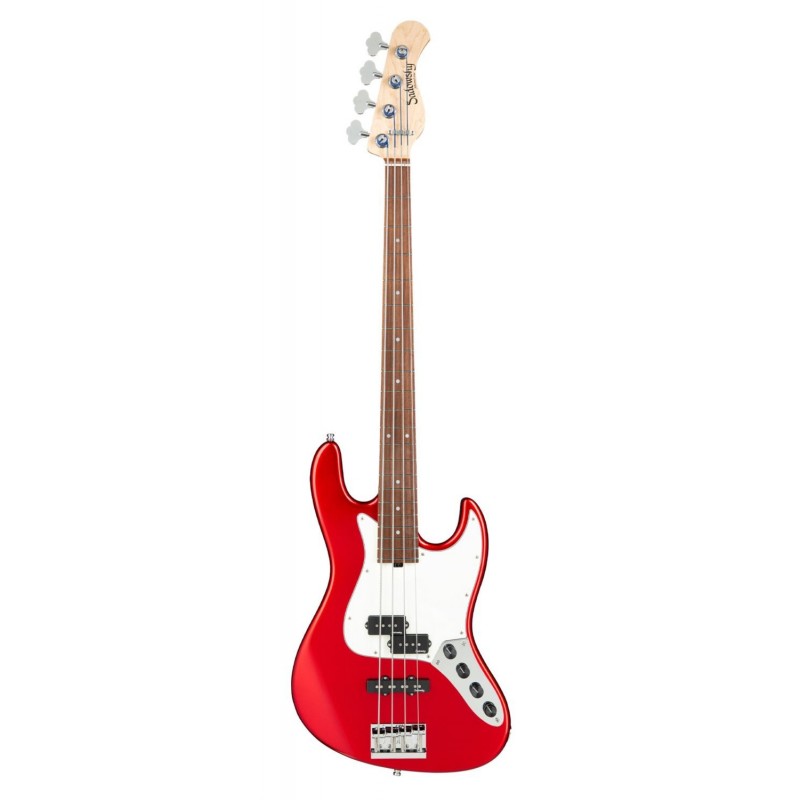 Sadowsky MetroLine 21-Fret Vintage P/J Bass, Red Alder Body, 4-String - Solid Candy Apple Red Metallic High Polish - 1