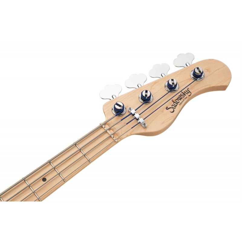 Sadowsky MetroLine 21-Fret Hybrid P/J Bass, Swamp Ash Body, 4-String - '59 Burst Transparent High Polish - 7