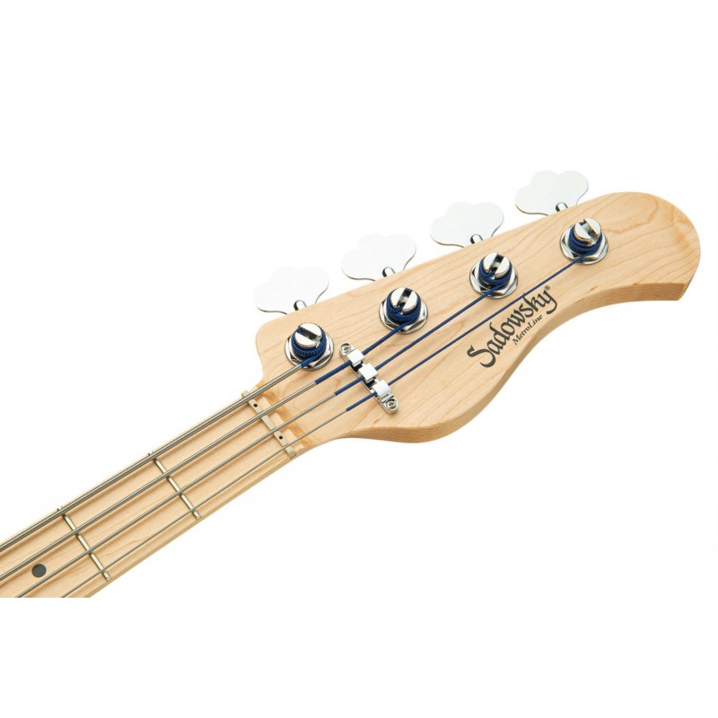 Sadowsky MetroLine 22-Fret Will Lee Artist Line, Swamp Ash Body, 4-String - '59 Burst Transparent High Polish - 8