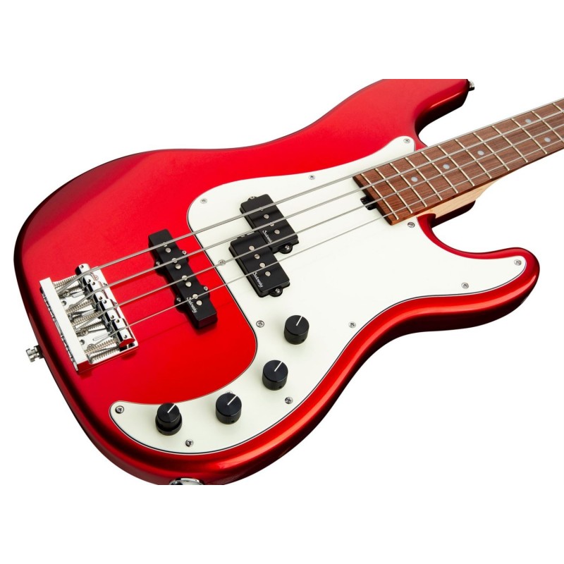 Sadowsky MetroLine 21-Fret Hybrid P/J Bass, Red Alder Body, 4-String - Solid Candy Apple Red Metallic High Polish - 4