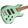 Sadowsky MetroLine 24-Fret Modern Bass, Red Alder Body, 5-String - Solid Sage Green Metallic Satin - 4