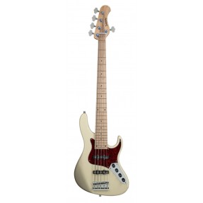Sadowsky MetroLine 24-Fret Vintage J/J Bass, Swamp Ash Body, 5-String - Solid Olympic White High Polish - 1
