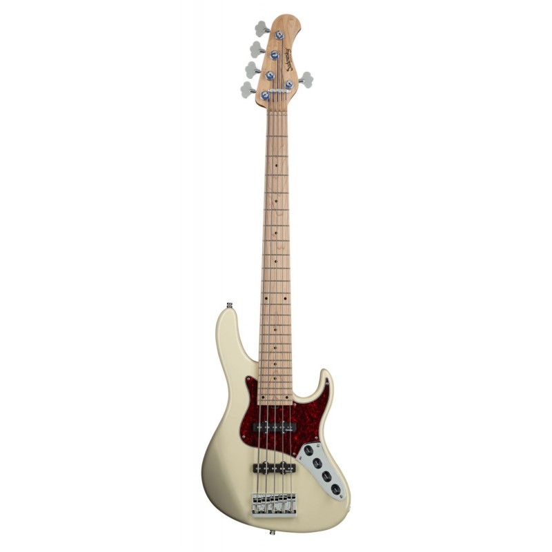 Sadowsky MetroLine 24-Fret Vintage J/J Bass, Swamp Ash Body, 5-String - Solid Olympic White High Polish - 1
