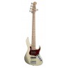 Sadowsky MetroLine 24-Fret Vintage J/J Bass, Swamp Ash Body, 5-String - Solid Olympic White High Polish - 1
