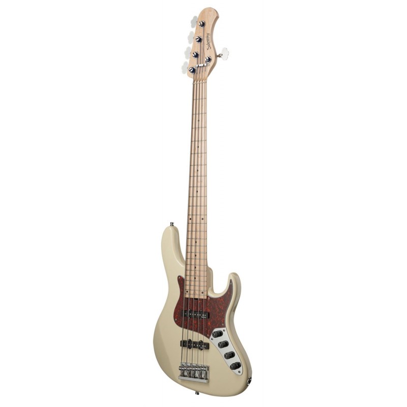 Sadowsky MetroLine 24-Fret Vintage J/J Bass, Swamp Ash Body, 5-String - Solid Olympic White High Polish - 3