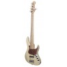 Sadowsky MetroLine 24-Fret Vintage J/J Bass, Swamp Ash Body, 5-String - Solid Olympic White High Polish - 3