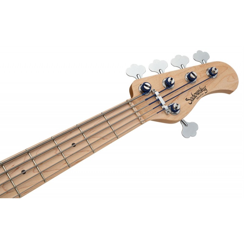 Sadowsky MetroLine 24-Fret Vintage J/J Bass, Swamp Ash Body, 5-String - Solid Olympic White High Polish - 7