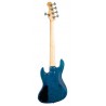 Sadowsky MetroLine 21-Fret Vintage J/J Bass, Red Alder Body, 5-String - Blue Transparent Satin - 2