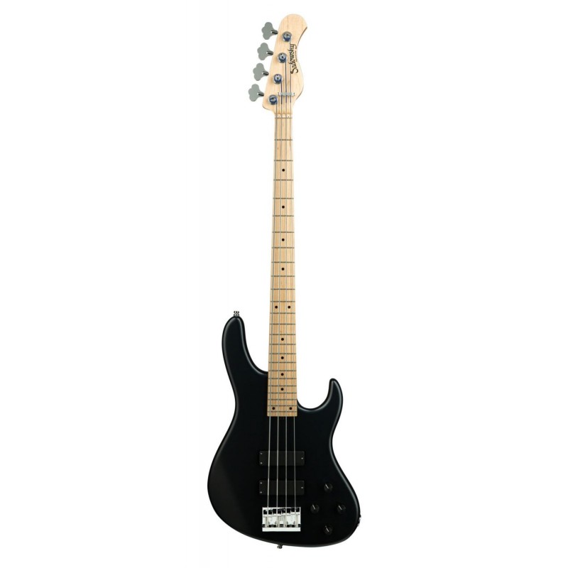 Sadowsky MetroLine 24-Fret Modern Bass, Swamp Ash Body, 4-String - Solid Black Satin - 1