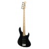 Sadowsky MetroLine 24-Fret Modern Bass, Swamp Ash Body, 4-String - Solid Black Satin - 1