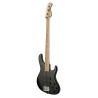 Sadowsky MetroLine 24-Fret Modern Bass, Swamp Ash Body, 4-String - Solid Black Satin - 3