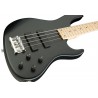 Sadowsky MetroLine 24-Fret Modern Bass, Swamp Ash Body, 4-String - Solid Black Satin - 4