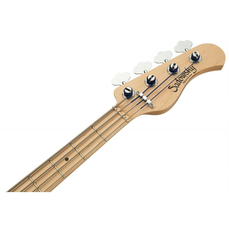 Sadowsky MetroLine 24-Fret Modern Bass, Swamp Ash Body, 4-String - Solid Black Satin - 7