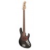 Sadowsky MetroLine 24-Fret Vintage J/J Bass, Red Alder Body, 4-String - Solid Black High Polish - 3