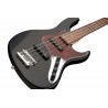 Sadowsky MetroLine 24-Fret Vintage J/J Bass, Red Alder Body, 4-String - Solid Black High Polish - 4