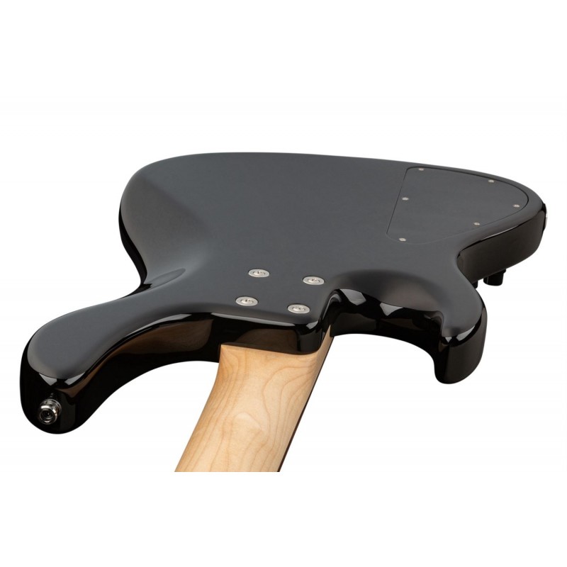 Sadowsky MetroLine 24-Fret Vintage J/J Bass, Red Alder Body, 4-String - Solid Black High Polish - 6