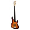 Sadowsky MetroLine 24-Fret Modern Bass, Swamp Ash Body, Fretless, 4-String - '59 Burst Transparent High Polish - 1