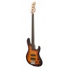 Sadowsky MetroLine 24-Fret Modern Bass, Swamp Ash Body, Fretless, 4-String - '59 Burst Transparent High Polish - 3
