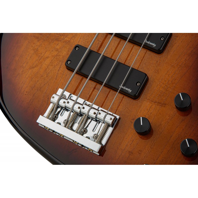 Sadowsky MetroLine 24-Fret Modern Bass, Swamp Ash Body, Fretless, 4-String - '59 Burst Transparent High Polish - 5