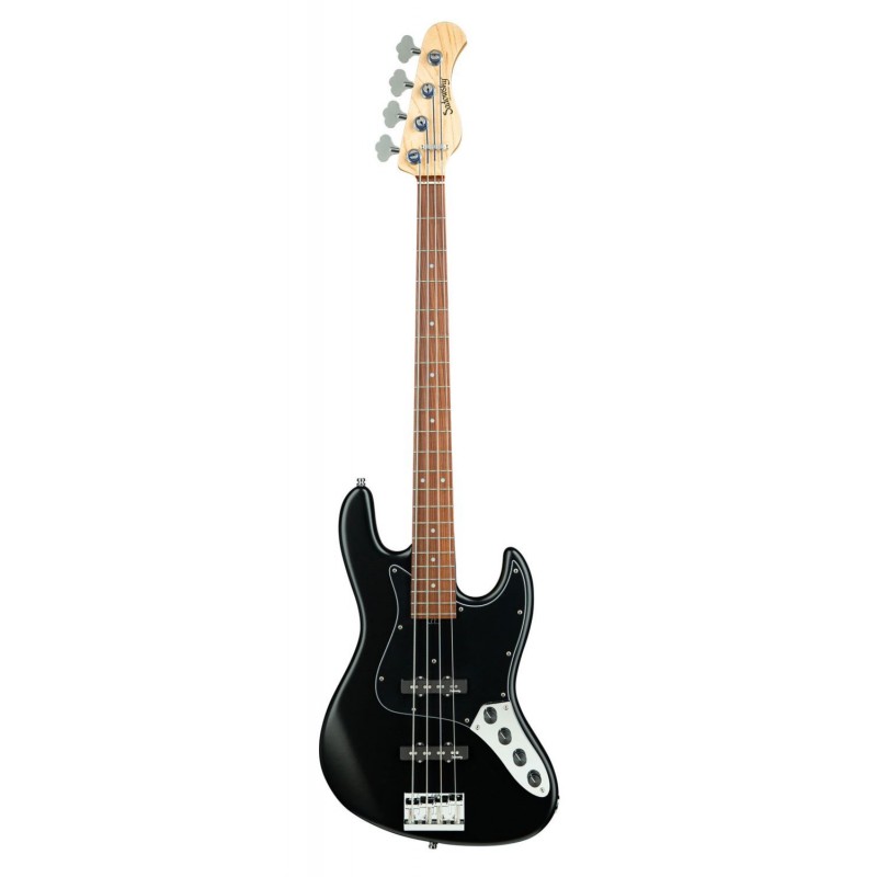Sadowsky MetroLine 21-Fret Vintage J/J Bass, Red Alder Body, 4-String - Solid Black Satin - 1