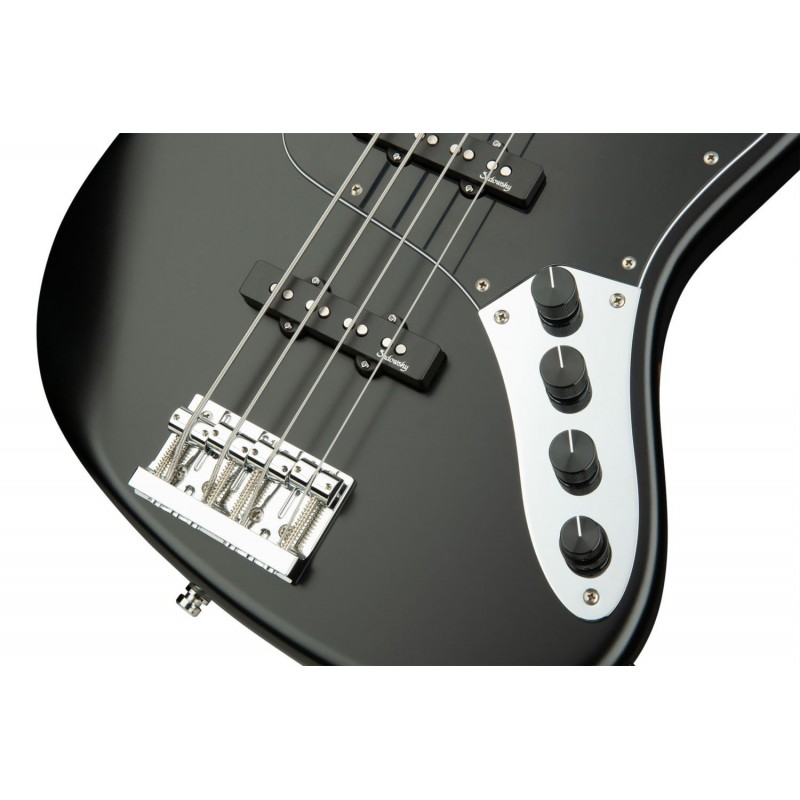 Sadowsky MetroLine 21-Fret Vintage J/J Bass, Red Alder Body, 4-String - Solid Black Satin - 5