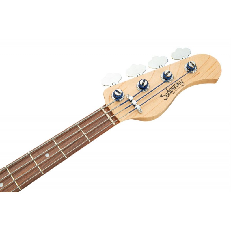 Sadowsky MetroLine 21-Fret Vintage J/J Bass, Red Alder Body, 4-String - Solid Black Satin - 7