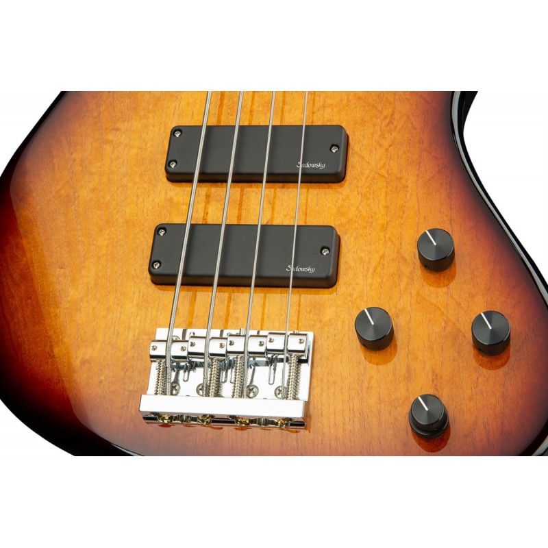 Sadowsky MetroLine 24-Fret Modern Bass, Swamp Ash Body, 4-String - '59 Burst Transparent High Polish - 5