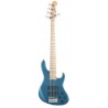 Sadowsky MetroLine 24-Fret Modern Bass, Swamp Ash Body, 5-String - Solid Dark Lake Placid Blue Metallic High Polish - 1