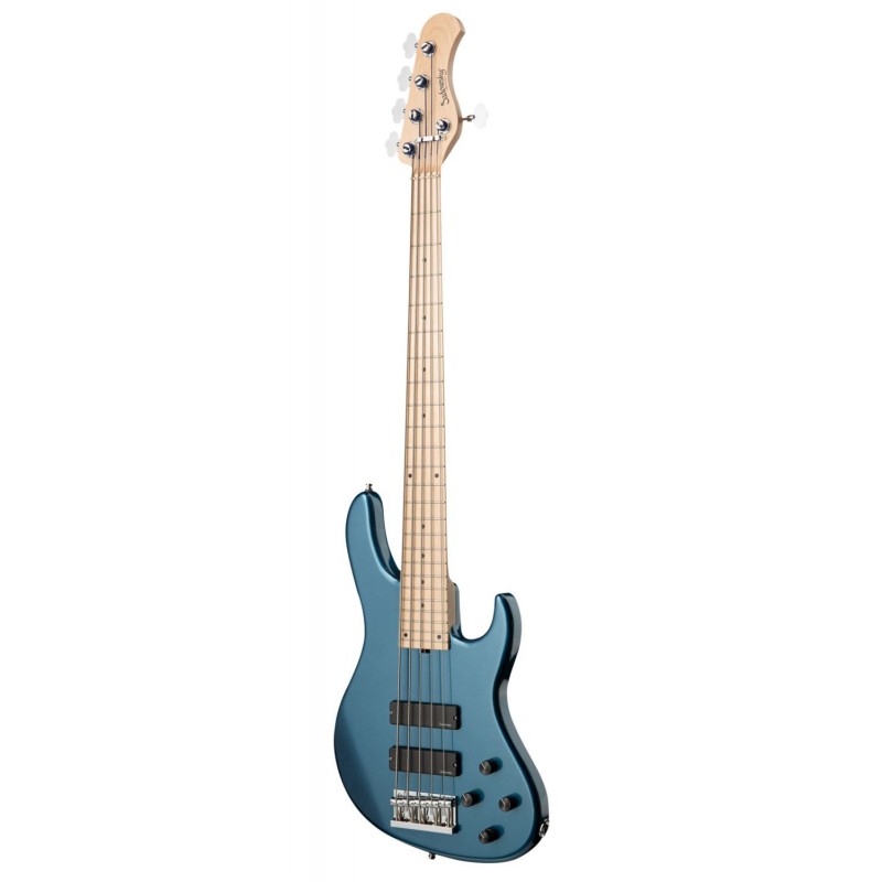 Sadowsky MetroLine 24-Fret Modern Bass, Swamp Ash Body, 5-String - Solid Dark Lake Placid Blue Metallic High Polish - 3