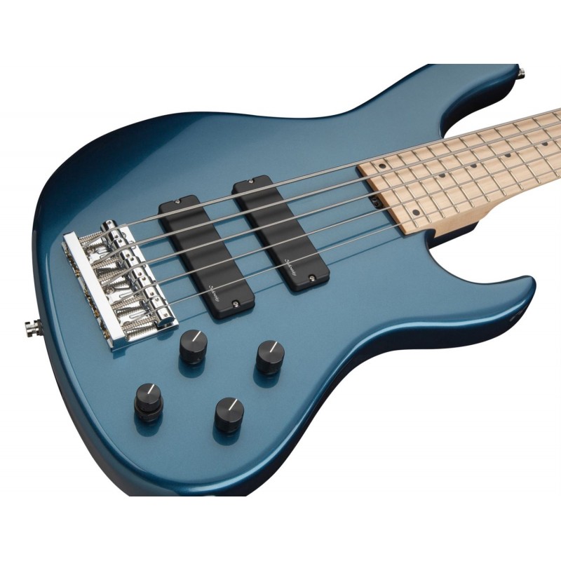 Sadowsky MetroLine 24-Fret Modern Bass, Swamp Ash Body, 5-String - Solid Dark Lake Placid Blue Metallic High Polish - 4