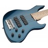 Sadowsky MetroLine 24-Fret Modern Bass, Swamp Ash Body, 5-String - Solid Dark Lake Placid Blue Metallic High Polish - 4
