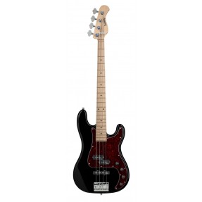 Sadowsky MetroLine 21-Fret Hybrid P/J Bass, Swamp Ash Body, 4-String - Solid Black High Polish - 1