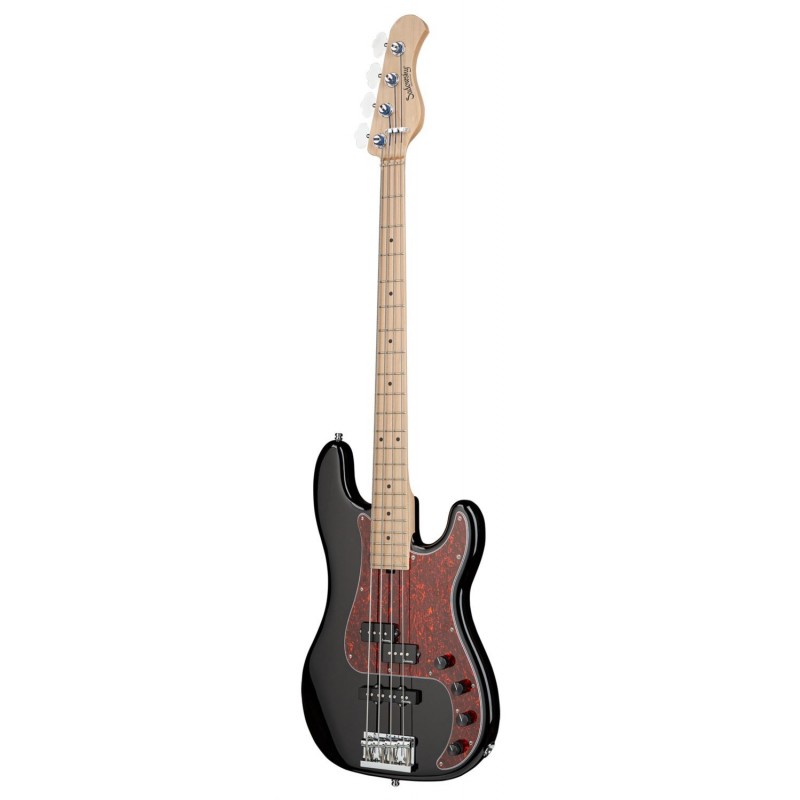 Sadowsky MetroLine 21-Fret Hybrid P/J Bass, Swamp Ash Body, 4-String - Solid Black High Polish - 3
