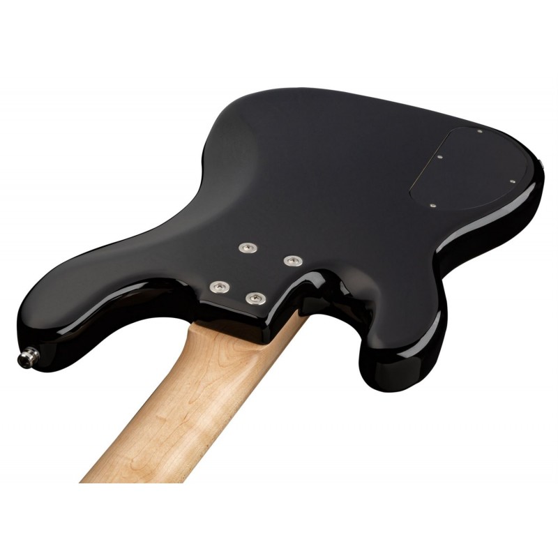 Sadowsky MetroLine 21-Fret Hybrid P/J Bass, Swamp Ash Body, 4-String - Solid Black High Polish - 6