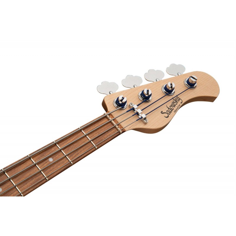 Sadowsky MetroLine 21-Fret Vintage P/J Bass, Red Alder Body, 4-String - '59 Burst Transparent High Polish - 7